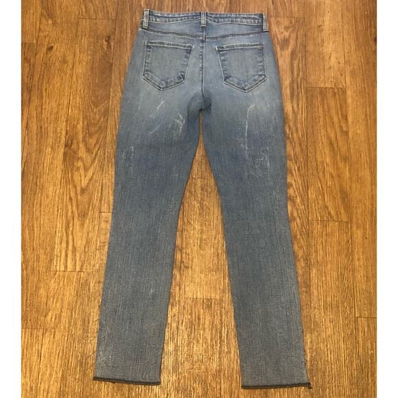 L’Agence Luna Straight Leg High Rise Light Wash Denim Jeans Size 25 - Picture 8 of 11